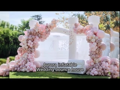 풍선 웨딩 바운스 하우스