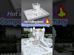 어린이 백색 소프트 놀이 장비 놀이터 공 수영장 구덩이 슬라이드