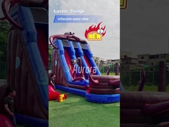 옥토푸스 펌프식 물 슬라이드 작은 수영장 뒷마당 펌프식 물 슬라이드