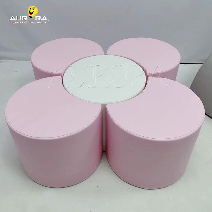놀이터 소프트 플레이 장비 세트 야외 놀이 핑크 블루 화이트 실내 붐