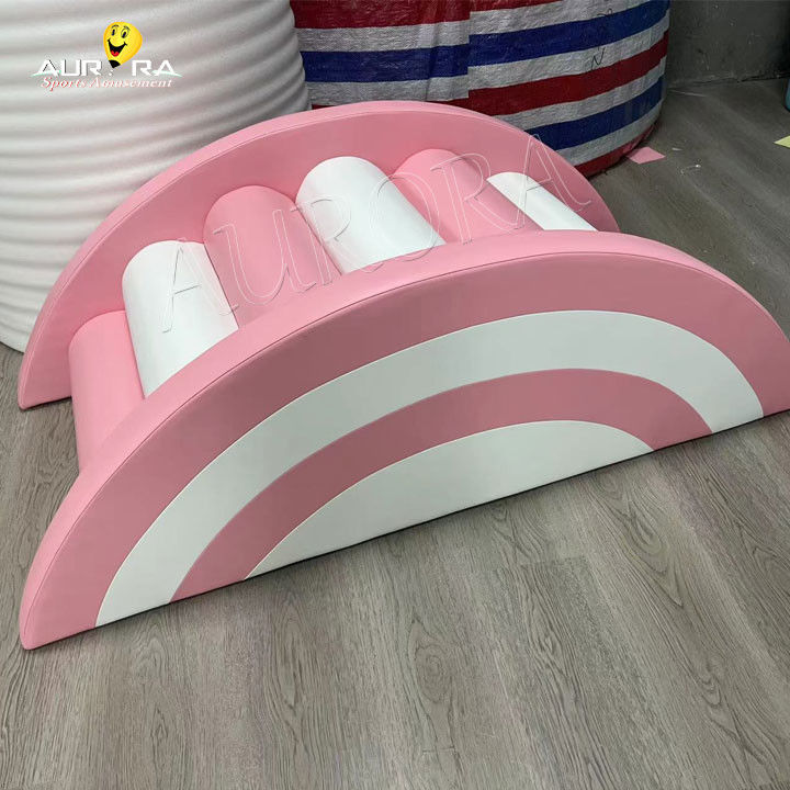 놀이터 소프트 플레이 장비 세트 야외 놀이 핑크 블루 화이트 실내 붐