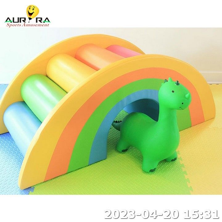 오렌지 둥근 공 덩어리 수영장 게임 놀이터 어린이 슬라이드 실내 소프트 게임