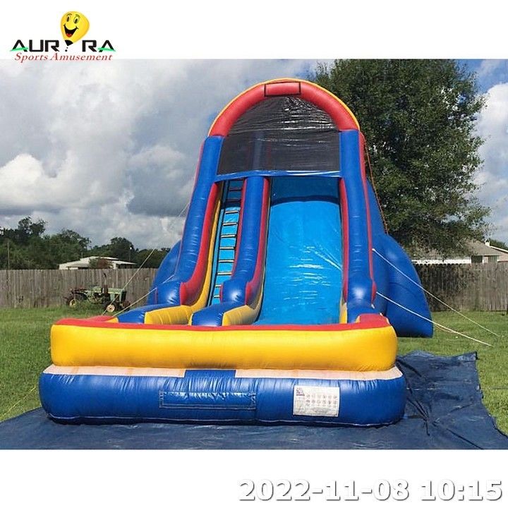 수영장 점프 성 파티 임대 파란색