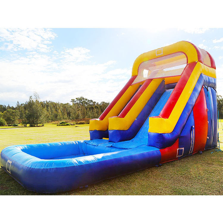 부풀이 장난감 액세서리 물 슬라이드 22'H 보라색 크러시 부풀이 물 슬라이드 슬라이드