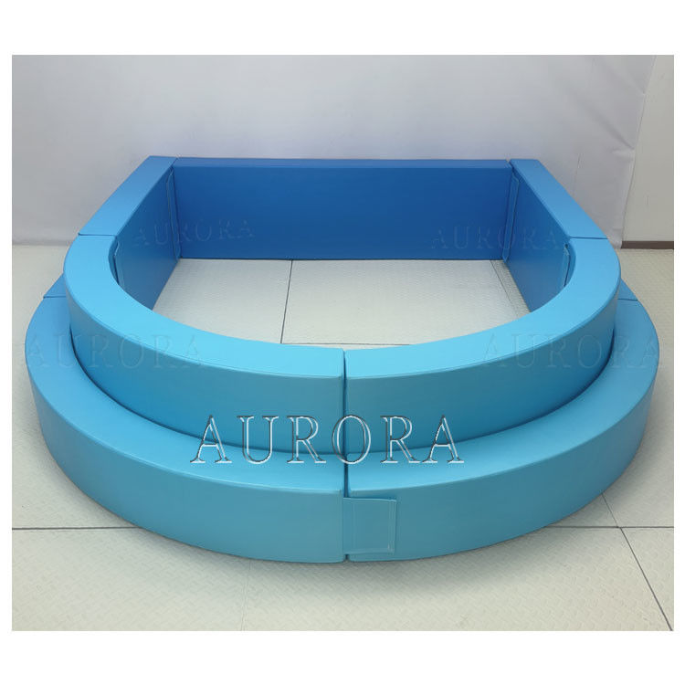 시안 블루 볼 핏 키즈 소프트 플레이 장비 놀이 파티 컬러풀 클라우드 아치