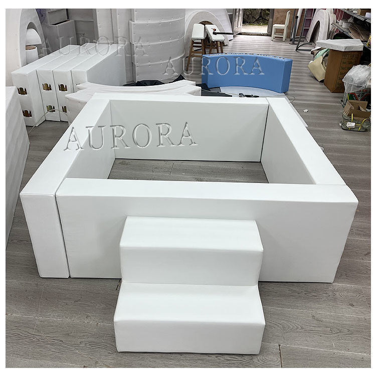 흰색과 검은색 소프트 놀이 공  Pit Soft Play Sets For Indoor Kids 놀이터